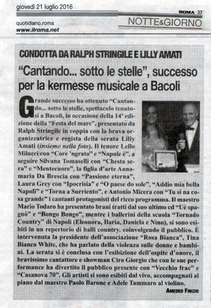 21 luglio 2016 Arts Cafe